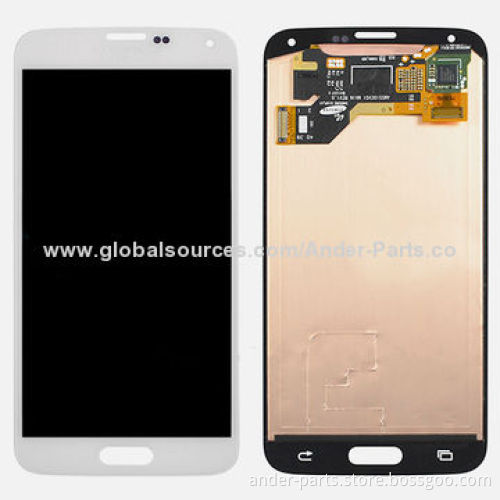 Mobile Phone LCD Digitizer with Touchscreen for Samsung Galaxy S5, Perfect Replacement